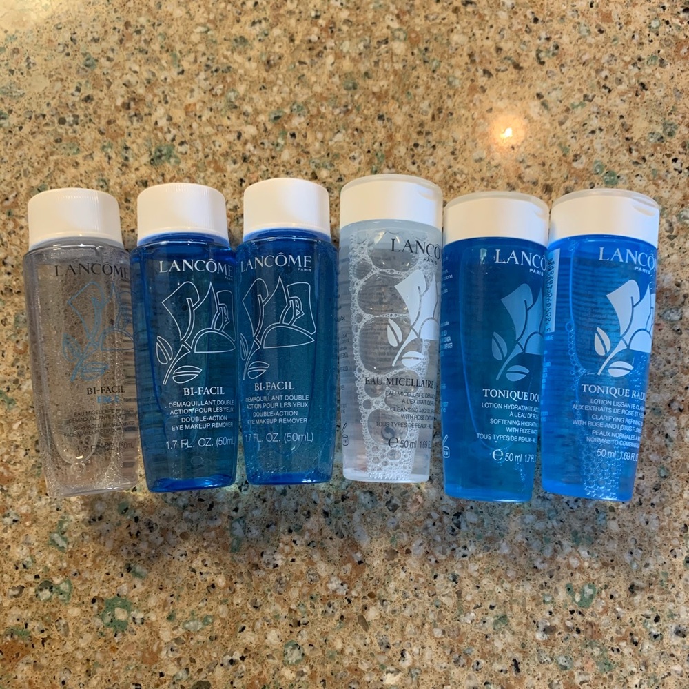 NWT Lancôme toner, eye, face makeup remover bundle